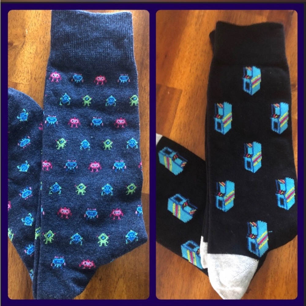 New Novelty Graphic Crew Socks